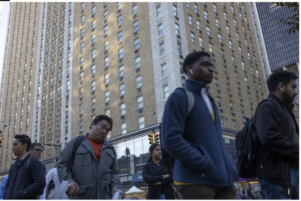 The Row Hotel, where migrant families have begun receiving notifications they must find somewhere else to live around Christmas.