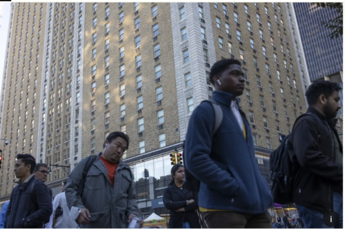 The Row Hotel, where migrant families have begun receiving notifications they must find somewhere else to live around Christmas.