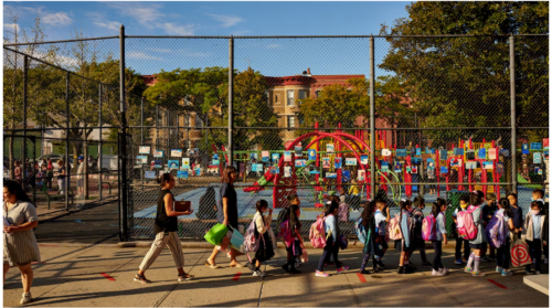 New York City schools with enrollment shortfalls will once again face midyear cuts as the city contends with a bleak fiscal situation.