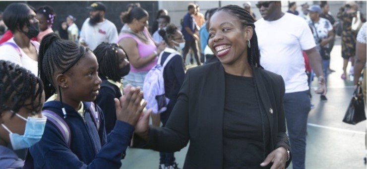 City Council Education Committee Chair Rita Joseph