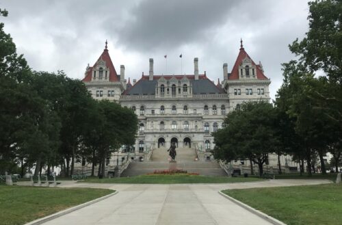 New York State capitol building