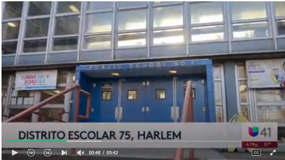 Screenshot of video from UNIVISION