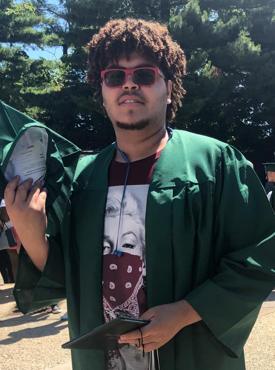 Richard on graduation day